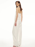 Pleated Cuff Straight Pants