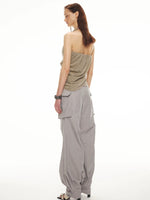 Acetate Draped Halter Top