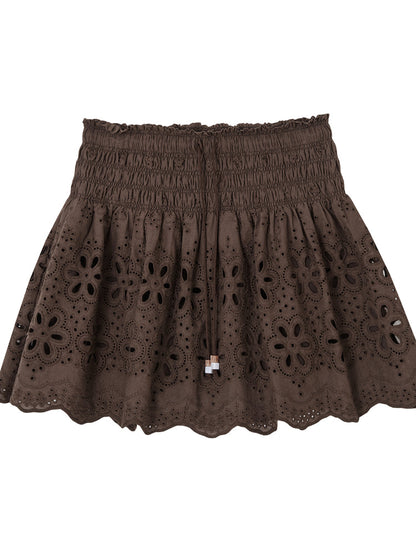 Vacation-Style Sleeveless Top &amp; Skirt Set