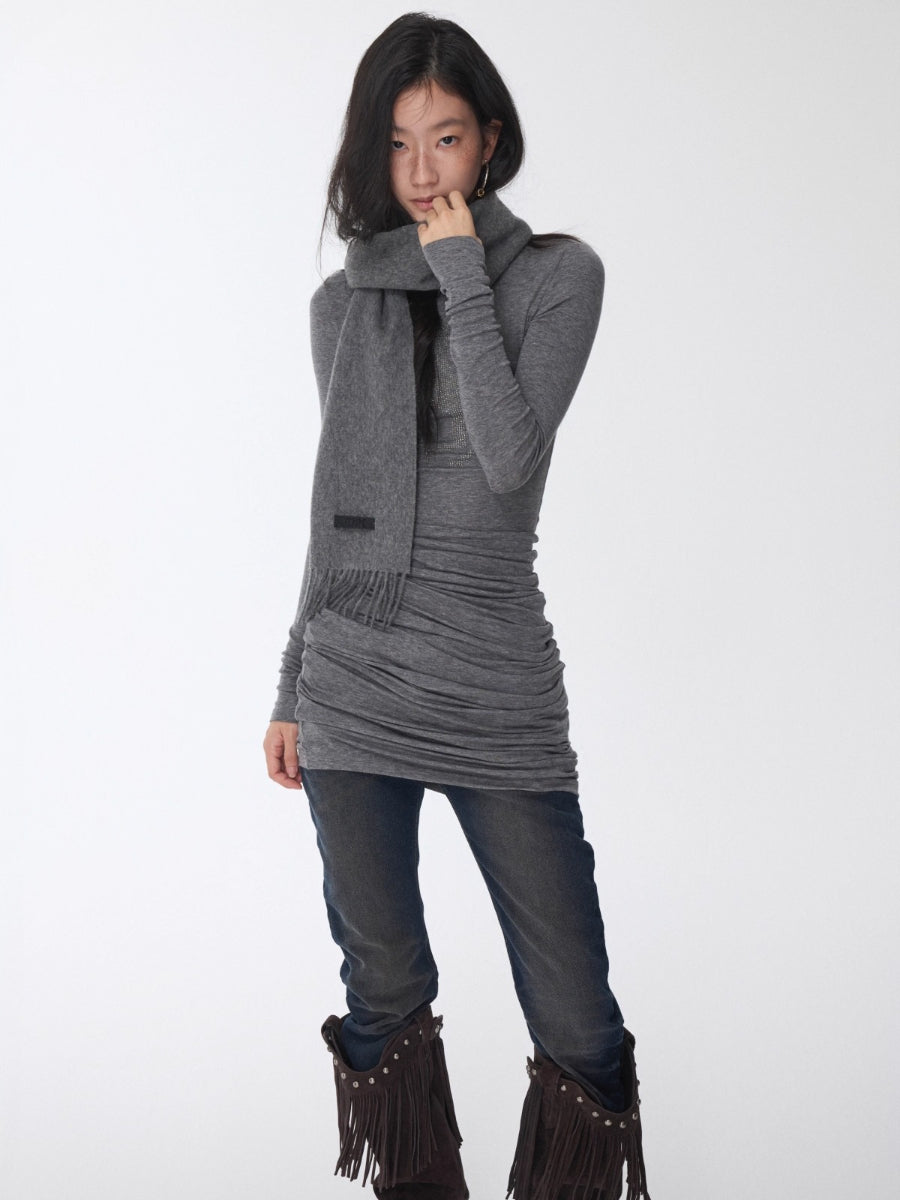 Crystal-Embellished Turtleneck