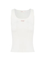 Lace Ribbed Knit Tank