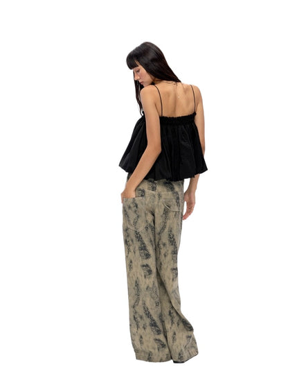Vintage Loose Strapless Bustier