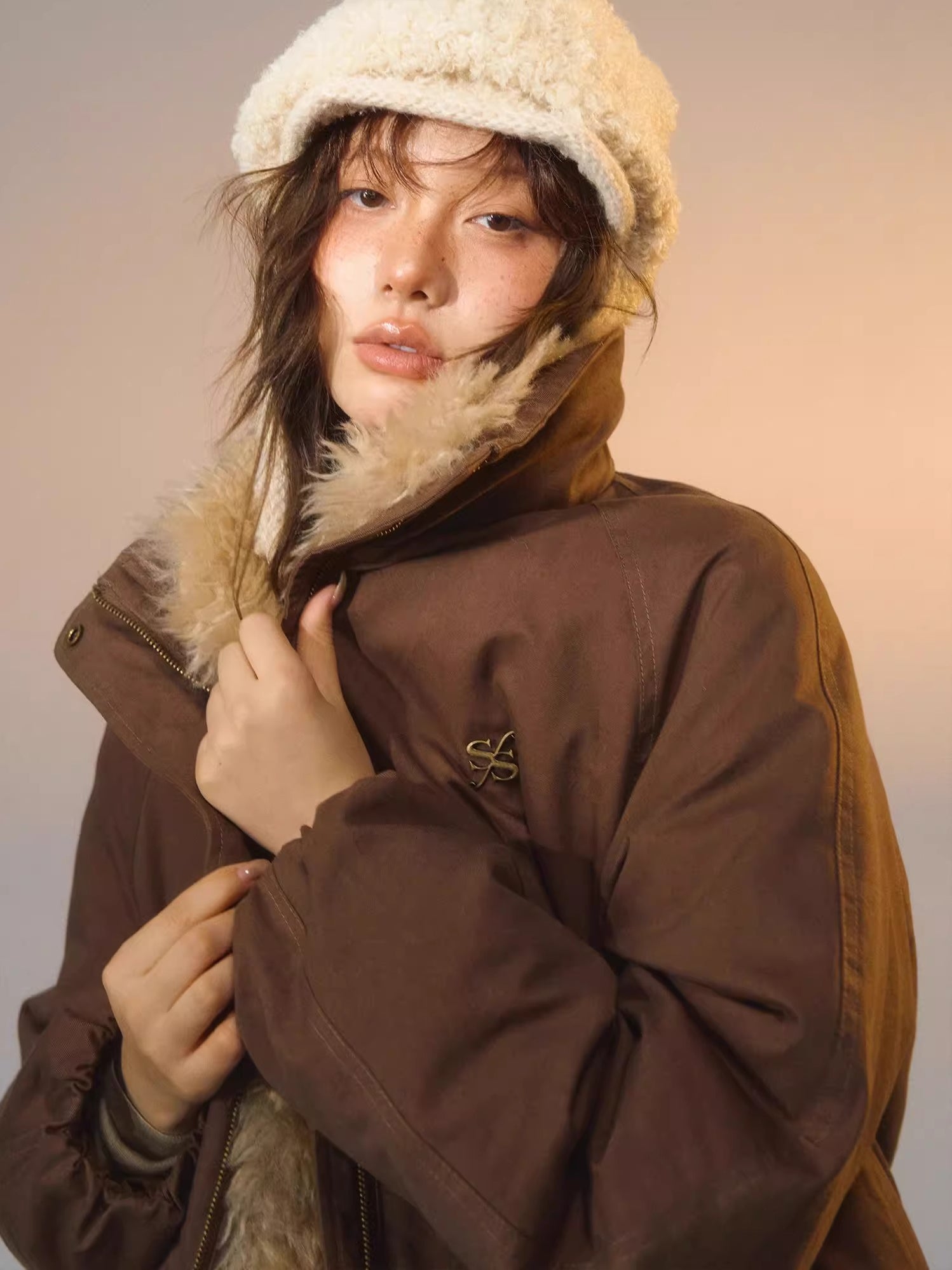 Detachable Fur Down Parka