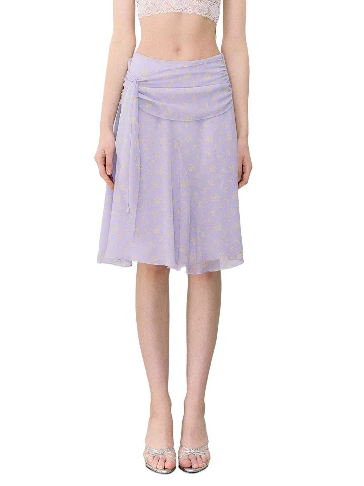 Summer Iris Chiffon Skirt