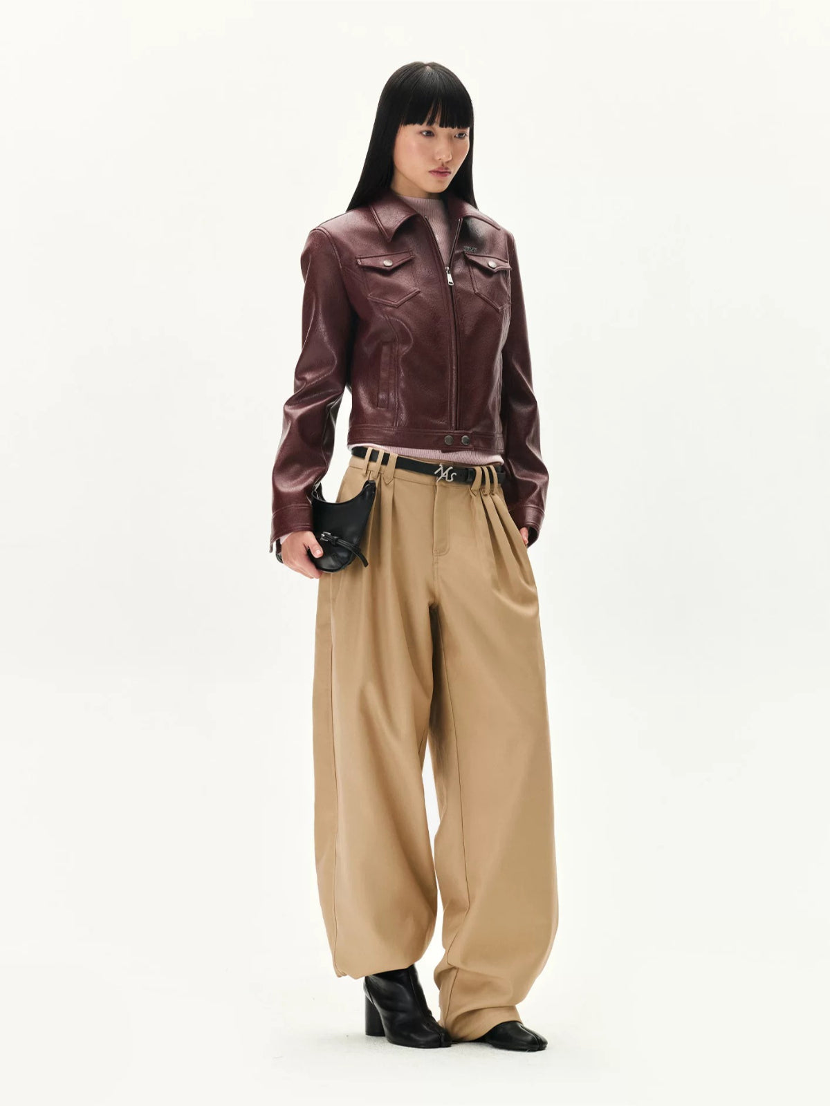 Wide Leg Pleated Lounge Pants