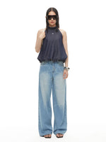Beverly Wide Denim Pants