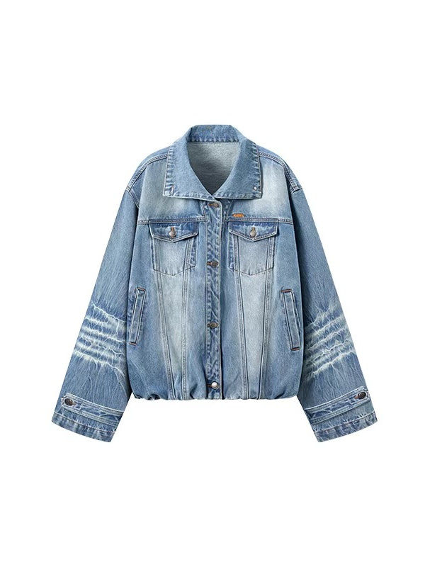 Equestrian Relaxed Denim Jacket