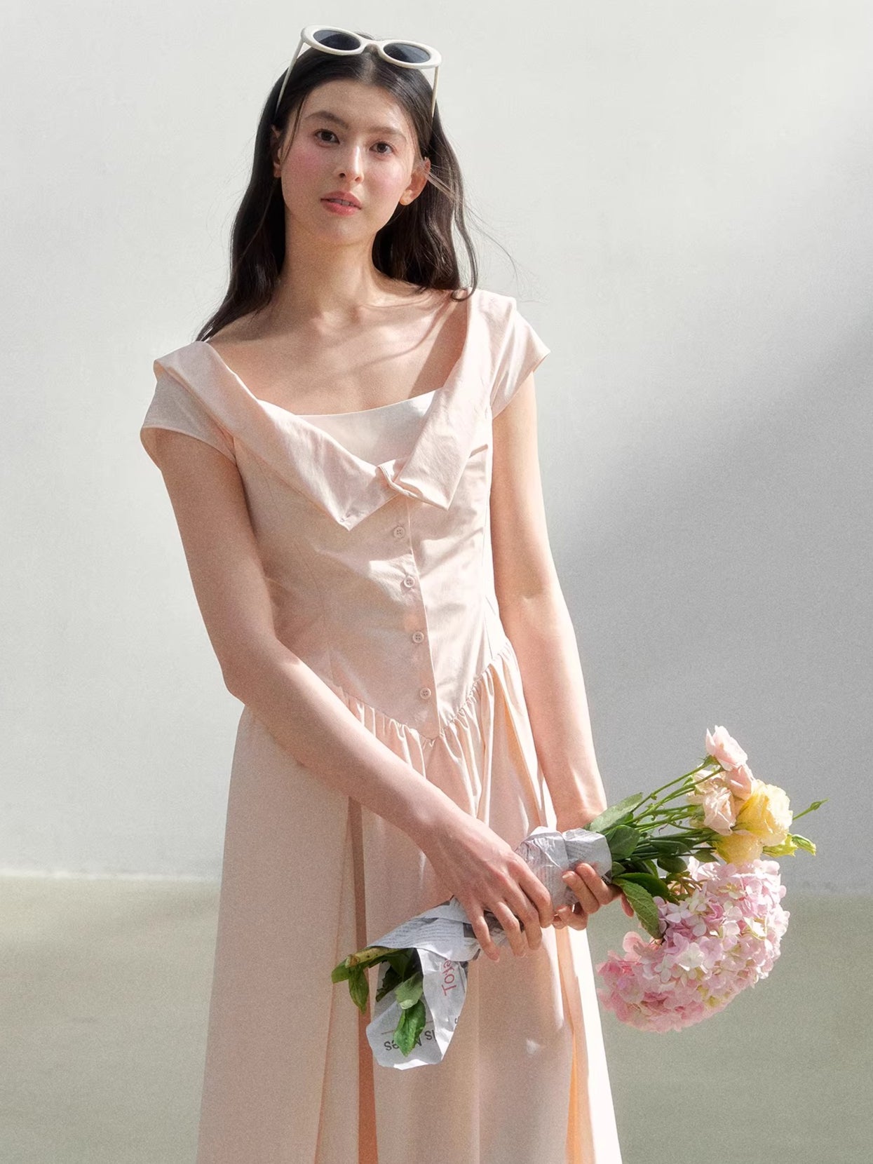 Pink Collared Dress