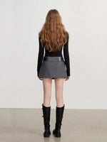 Ruched Tie Long Sleeve Top