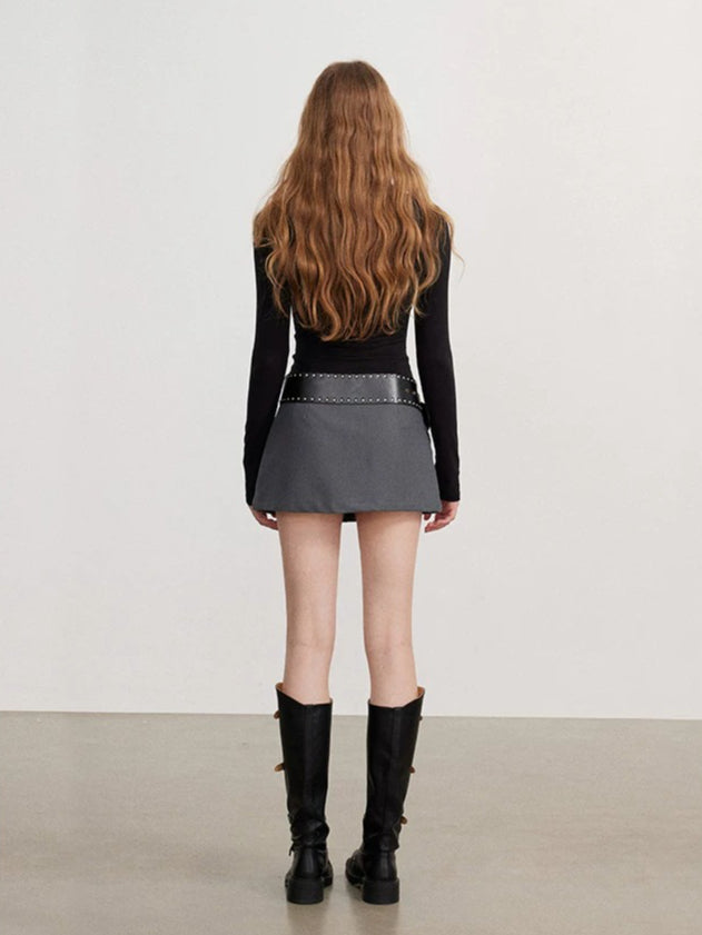 Ruched Tie Long Sleeve Top
