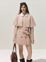 Detachable Cape Trench Coat
