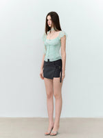 Tie-Neck Chiffon Blouse