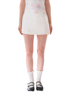 Side Slit A-line Skort