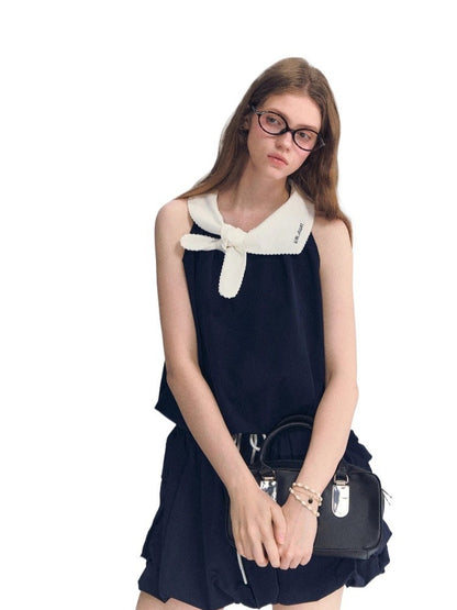 Rabbit Collar Halter Top