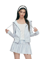 Contrast Hooded Sweatshirt