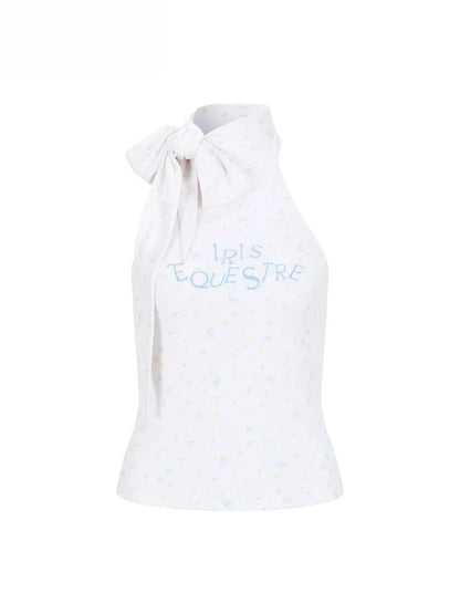 Fruit Print Halter Top
