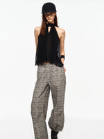 Printed Wide Leg Pants