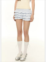Layered A-Line Skirt Shorts