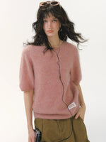 Silk Cashmere Brushed Sweater