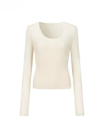 Sheer Mesh Layered Knit Top
