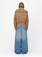 Vintage Washed Straight Leg Jeans