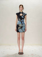 Blue Porcelain Qipao Dress