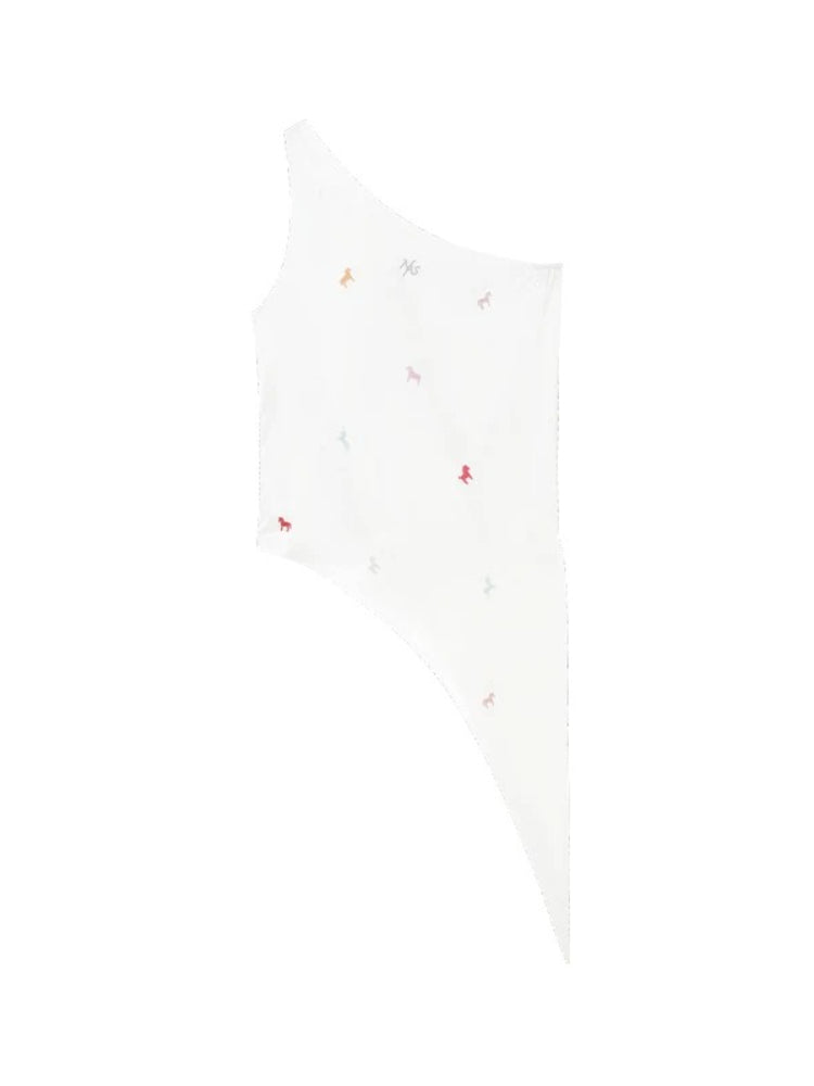 Pony Print Acetate Top