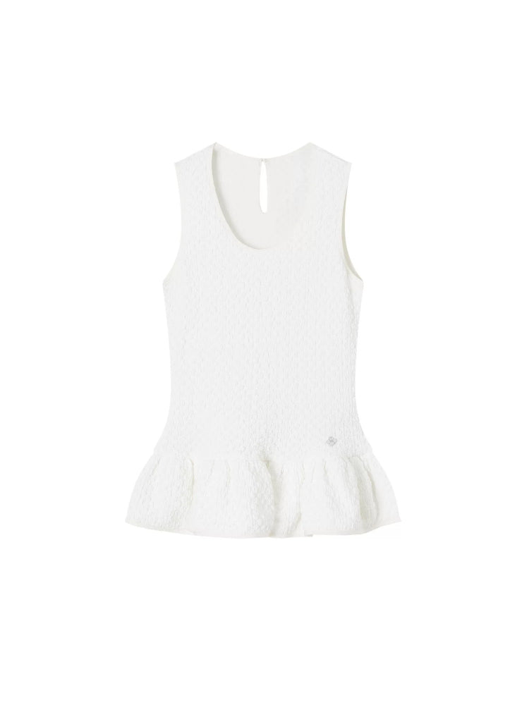 Cloud Ruffle Tank