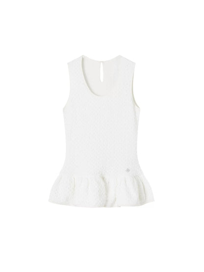 Cloud Ruffle Tank