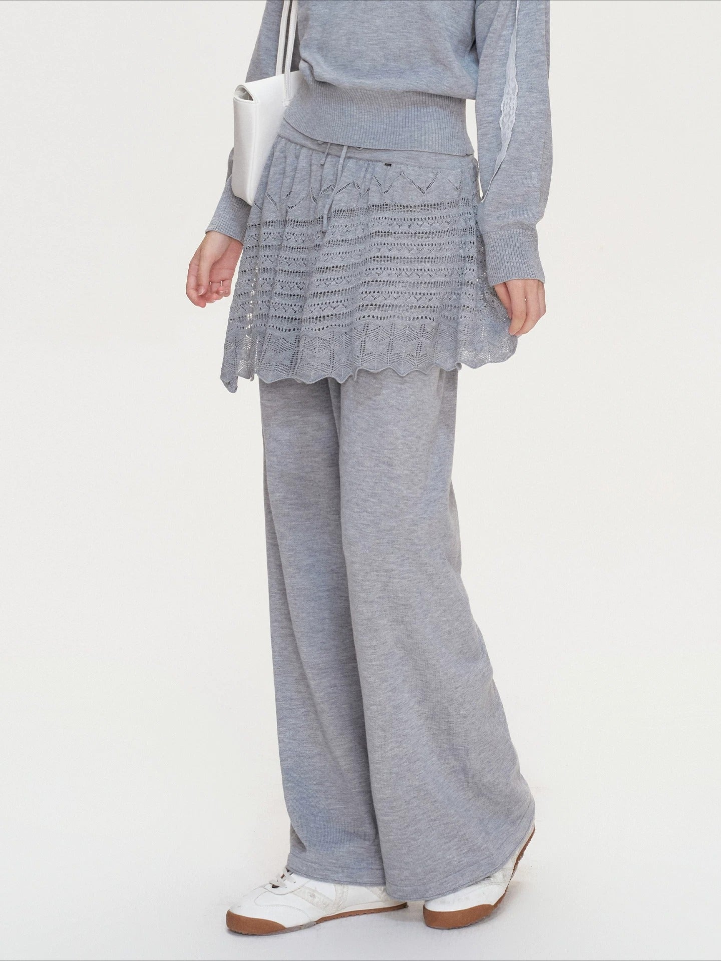 Lace Knit Lounge Set