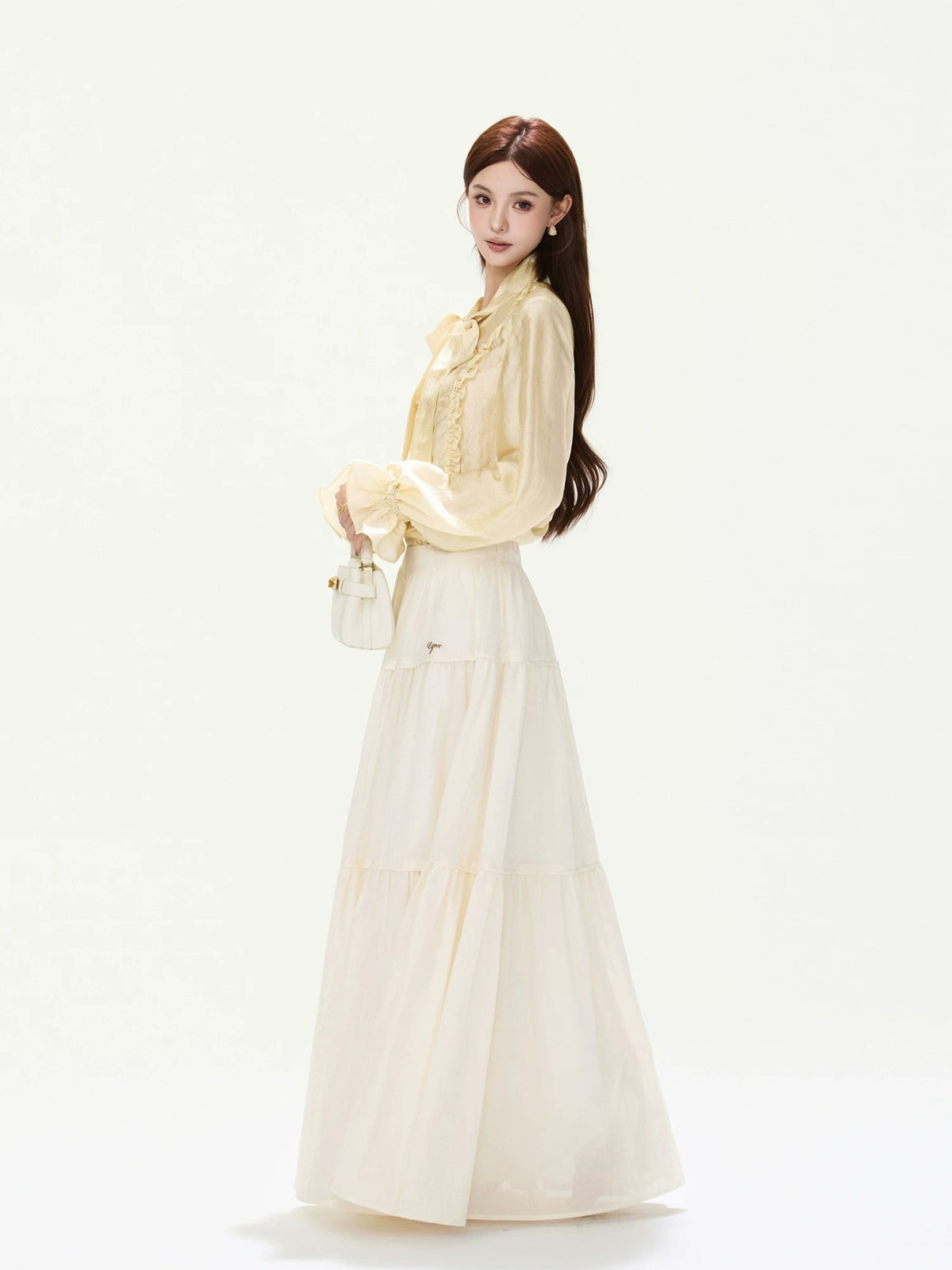 Satin Bow Blouse