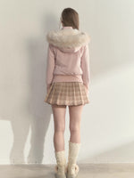 “Oxford Autumn” Wool-Collar Padded Jacket