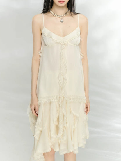 Chiffon Camisole Skirt Set