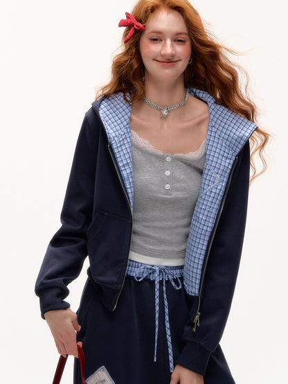 Lace Trim Layered Crop Tank