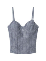 Verona Denim Corset Top