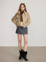 Vintage Utility Stand Collar Jacket