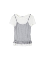 Ruffle Layered Tee Set