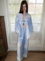 Stripe Shirt Corset Pants Set