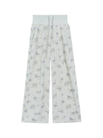 Floral Waffle Hoodie & Pants Set