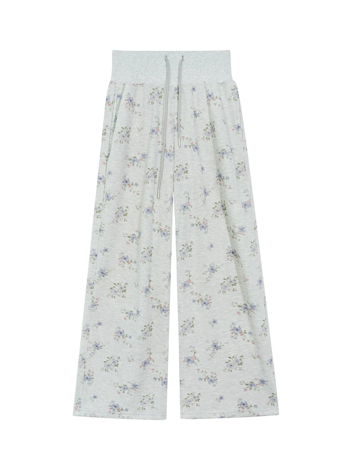 Floral Waffle Hoodie &amp; Pants Set