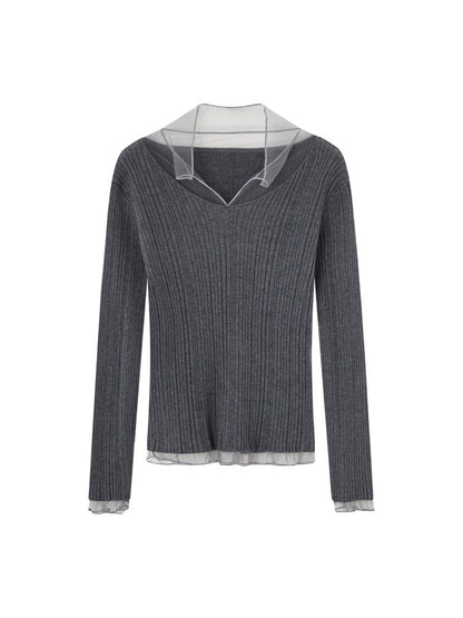 Mesh Spliced High-Stretch Base Layer