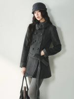 Vintage Peter Pan Collar Wool Coat