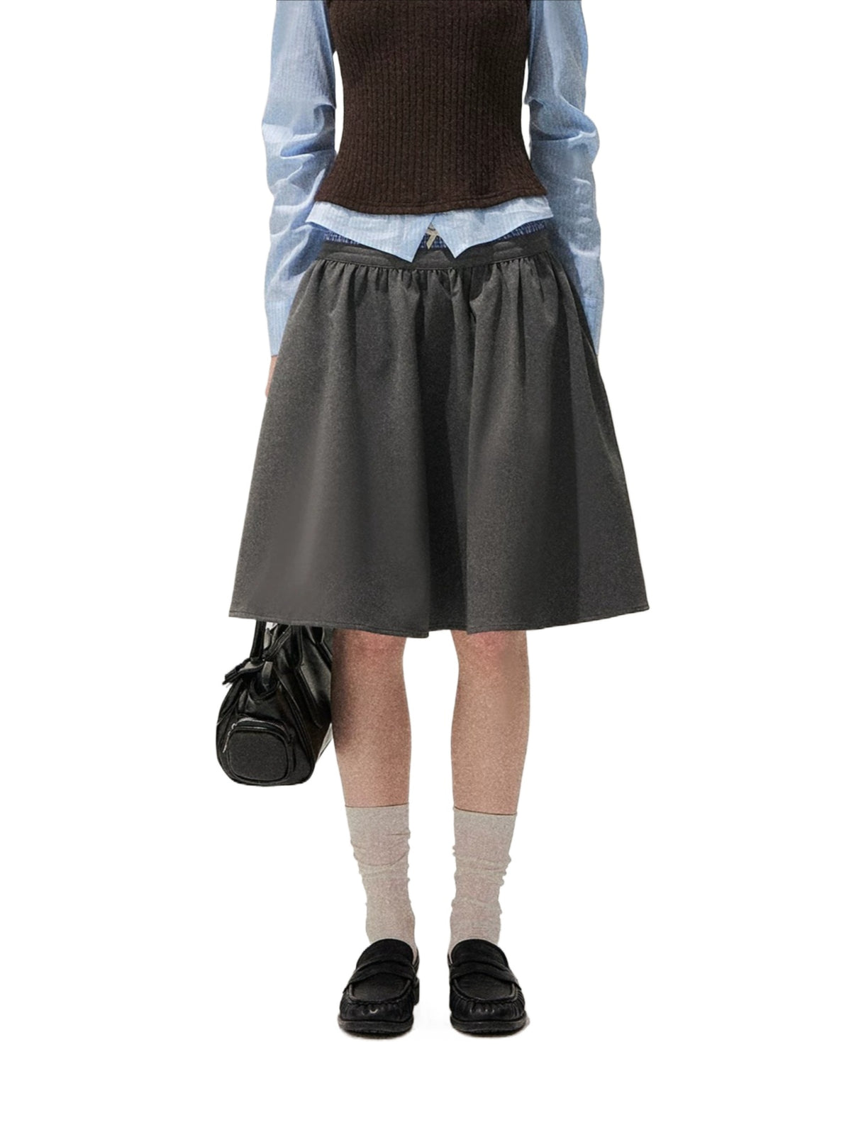 Ballet Pleated A Line Skirt
