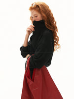 Structured Zip Knit Cropped Jacket