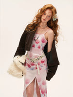 Vintage Plaid Patchwork Jacket Skirt Set