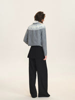 Detachable Overlay Wide Leg Pants