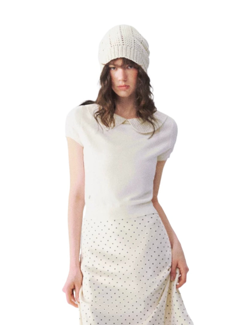Collar Knit Tee