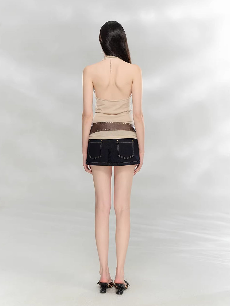 Knot Halter Knit Top