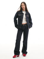 Relaxed-Fit Vintage Denim Jacket