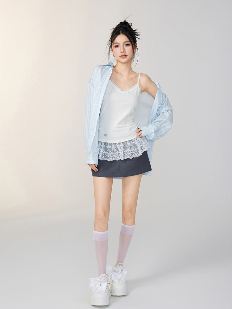 Lace-Trimmed Pure Desire Camisole